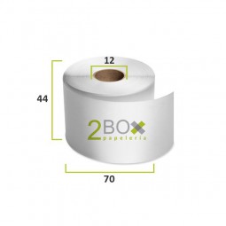 Rollo de papel autocopiativo 44x70 (Caja 100 uds.)